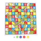 Schach Schlange Leiter Flug 38cm/14.96Zoll Pädagogisches Kinderspielzeug Interessantes Brettspiel Set Tragbares Flugschach Brettspiel