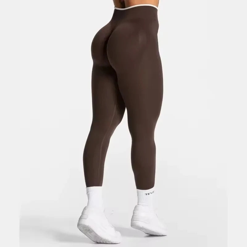 Hot Sale High Waist Nahtlose Scrunch Leggings für Damen Yogahosen Po-Lifting Lauf-Fitnessstudio Workout Tights Ignite Sculpt Serie