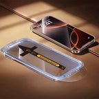 5 Stück staubfreier Blickschutz-Displayschutzfolie für iPhone 17 Pro Max 16 Pro Max 15 14 11 12 13 X XR 16e Air Anti-Spy Glas Einfache Installation