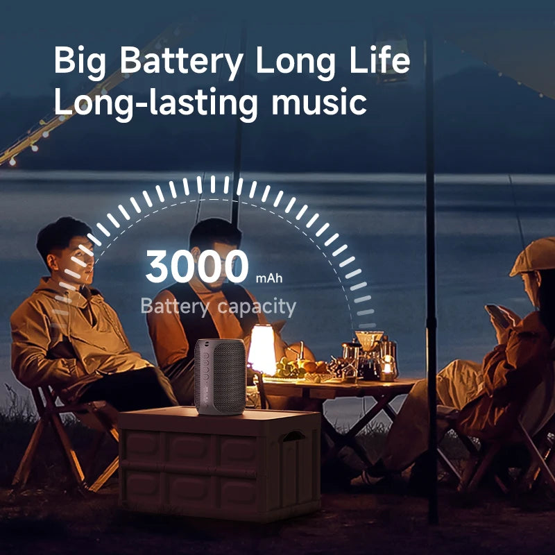 ZEALOT-S32PRO Tragbarer Bluetooth 5.2 Lautsprecher Outdoor Wasserdichter Kabelloser TWS Mini-Säulenlautsprecher Outdoor TF-Karten Boombox