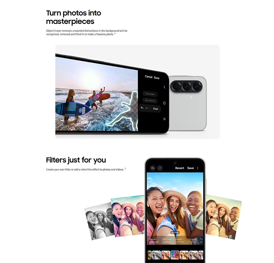 Samsung Galaxy A56 5G Smartphone 6,7 Zoll Super AMOLED Display 120Hz Bildwiederholfrequenz 50MP Rückkamera 5000mAh Akku 8GB 256GB