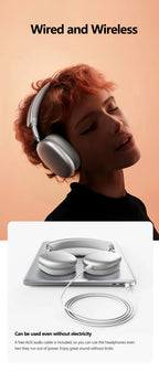 Picun F8MAX ANC Kabellose Kopfhörer 59dB Hybrid Active Noise Cancelling Spatial Audio Earphone Bluetooth 6.0 Over-Ear Headset 180H
