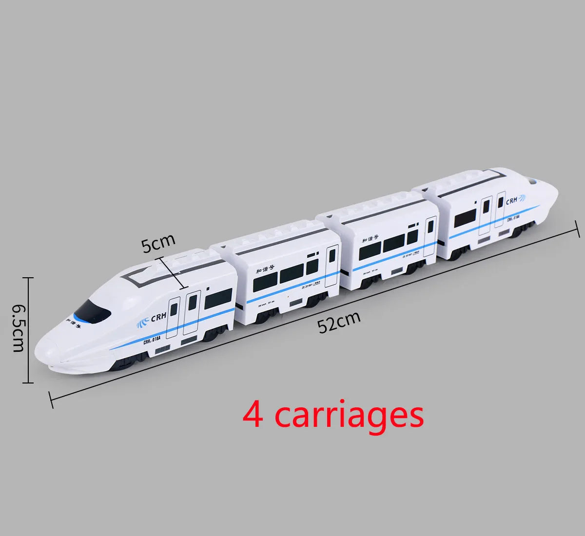 Kinder DIY Simulation Hochgeschwindigkeitszug Spielzeugauto Elektrische Sound-Licht Modellbahn Lernspielzeug für Jungen Mädchen Geschenk