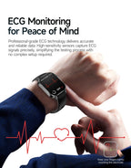 Neue präzise Gesundheits-Smartwatch EKG+HRV Harnsäure Blutfette Emotionswahrnehmung Bluetooth-Anruf Smartwatches für Männer und Frauen