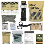 Rhino Rescue Trauma Kit, Combat Survival Gear Medical Kit, taktisch für Notfall-Erste Hilfe, IFAK Nachfüllpackungen