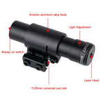 Outdoor Rotpunkt-Rot-/Grün-Laservisier Jagdzubehör Sport-Weitdistanz-Laserkalibrator für 11/20mm Schiene