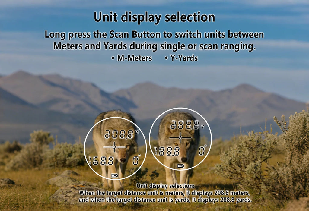 BOSHIWEI 10x42 HD Fernglas mit Laser-Entfernungsmesser IPX7 Wasserdicht Ergonomisches Design für lange Betrachtungs- und Messzeiten im Freien