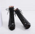 Damen Party Stiefel 2020 Damen Sexy Stilettos High Heels Schuhe Damen Latein Tanzschuhe Latein 2020 Für den Ballsaal