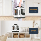 OMESER W05 Handstaubsauger Teppichreiniger 750W 15Kpa Kabelgebundenes punktuelles Reinigungsgerät Nass-Stoff-Teppich-Sofa-Reinigung Tragbar für Haustiere Auto