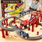44 Teile/Set Elektrische Eisenbahn Schienensets Zusammenbau Schienenwagen Spielzeug Junge Pädagogisches Simulationsmodell Weihnachts-Geburtstagsgeschenk