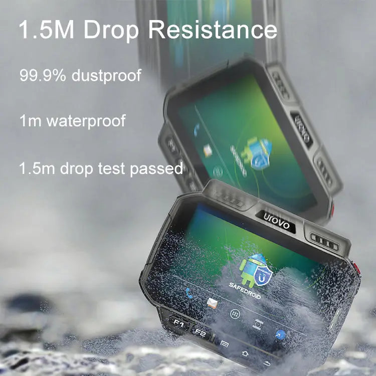 Urovo U2 Android 10 2GB RAM/16GB ROM Quad-Core 2GHz 2D Barcode-Scanner PDAs Wearable Devices