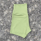 Sexy einfarbige Damen-Fitness-Sportshorts, hohe Taille, athletische Yoga-Shorts, Bein-Radfahren, umfassendes Training, Jogging, Squat-Proof