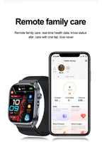 Neue Gesundheitsuhr Harnsäure Blutdruck Blutsauerstoff Körperanalyse Körperfett Smartwatch EKG+PPG Bluetooth Anruf Uhr Frauen Männer
