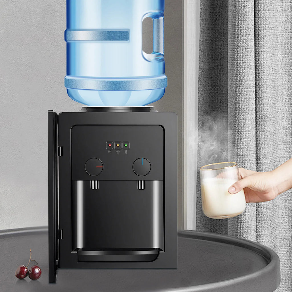 550W Tisch-Wasserspender Edelstahl-Innenbehälter PP-Material 270x235x370mm 3kg Schnelles Heizen & Kühlen Dual-Use Wasserspender