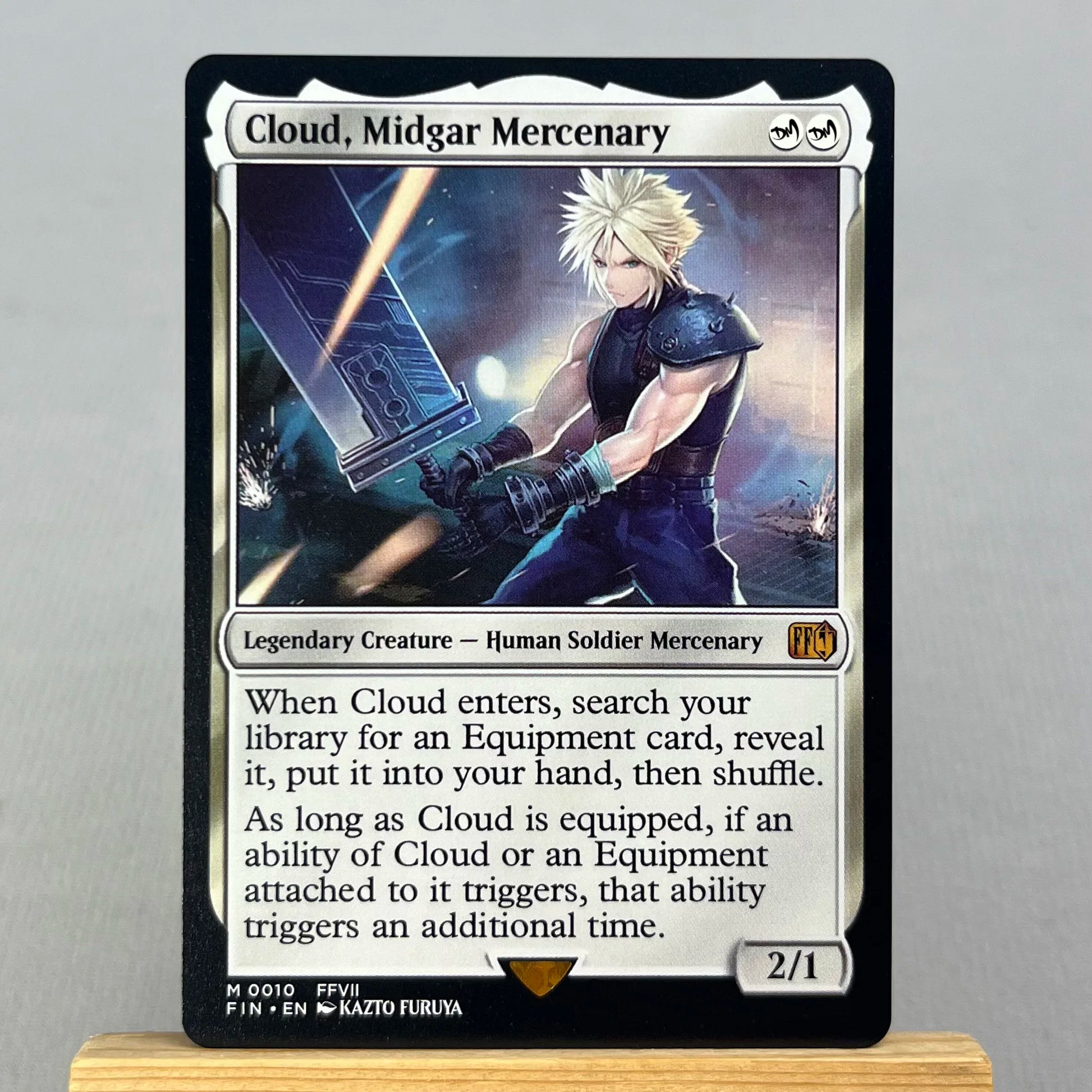 FIN PSS5 FCA HOLO14-001 Tcg proxy magical cards Sephiroth, legendärer SOLDAT Vivi Ornitier Cloud, Söldner aus Midgar Versammlung
