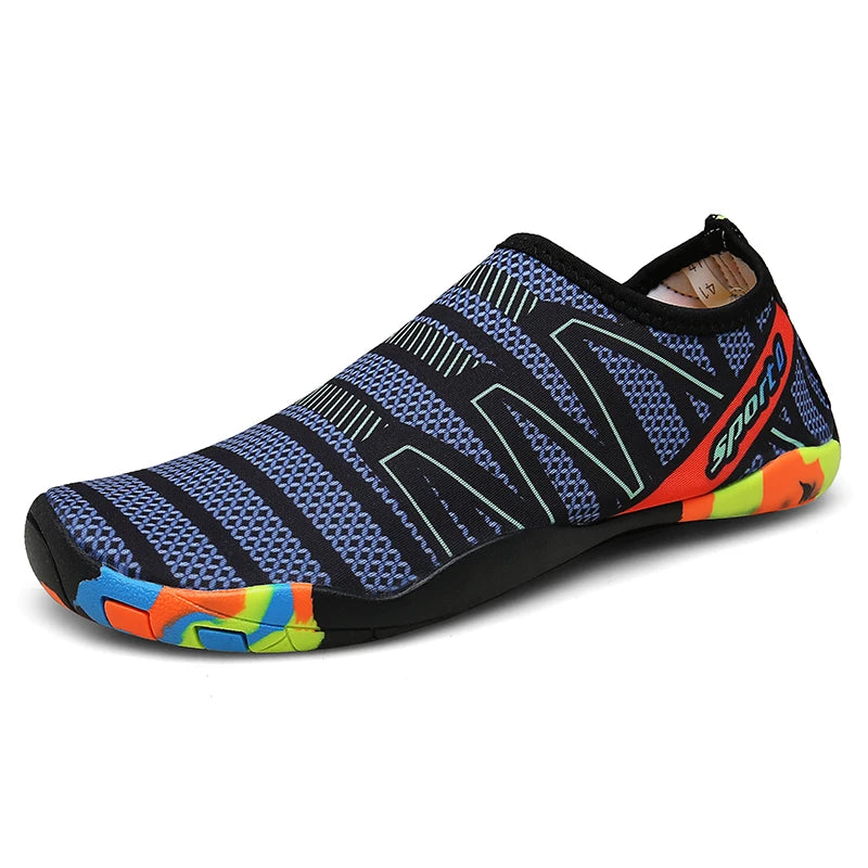 Aqua Schuhe Schnelltrocknende Strandschuhe Wasserschuhe Unisex Schwimm-Aqua-Slipper Barfuß-Surf-Fluss-Turnschuhe Leichte Strand-Sommer-Schuhe