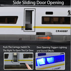 1:60 Maßstab FuXing Hochgeschwindigkeitszug Spielzeugauto Modell Sound Licht Fernbedienung Elektrische Simulation Zugmodelle Ornamente Geschenke