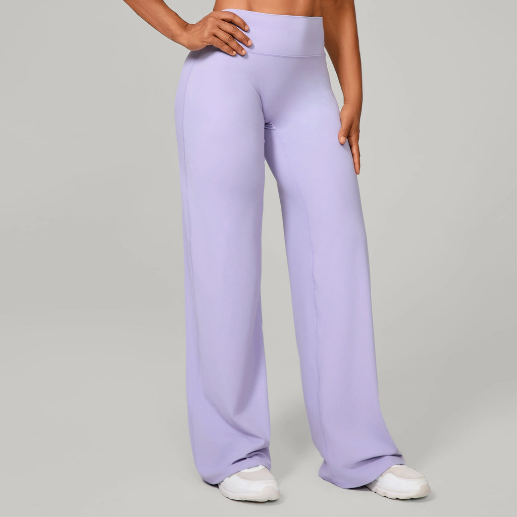 Damen gerade Yoga-Leggings weicher, dehnbarer Stoff Damen-Yogahosen GYM Schweißableitende Eigenschaften Lauf-Sport-Hosen