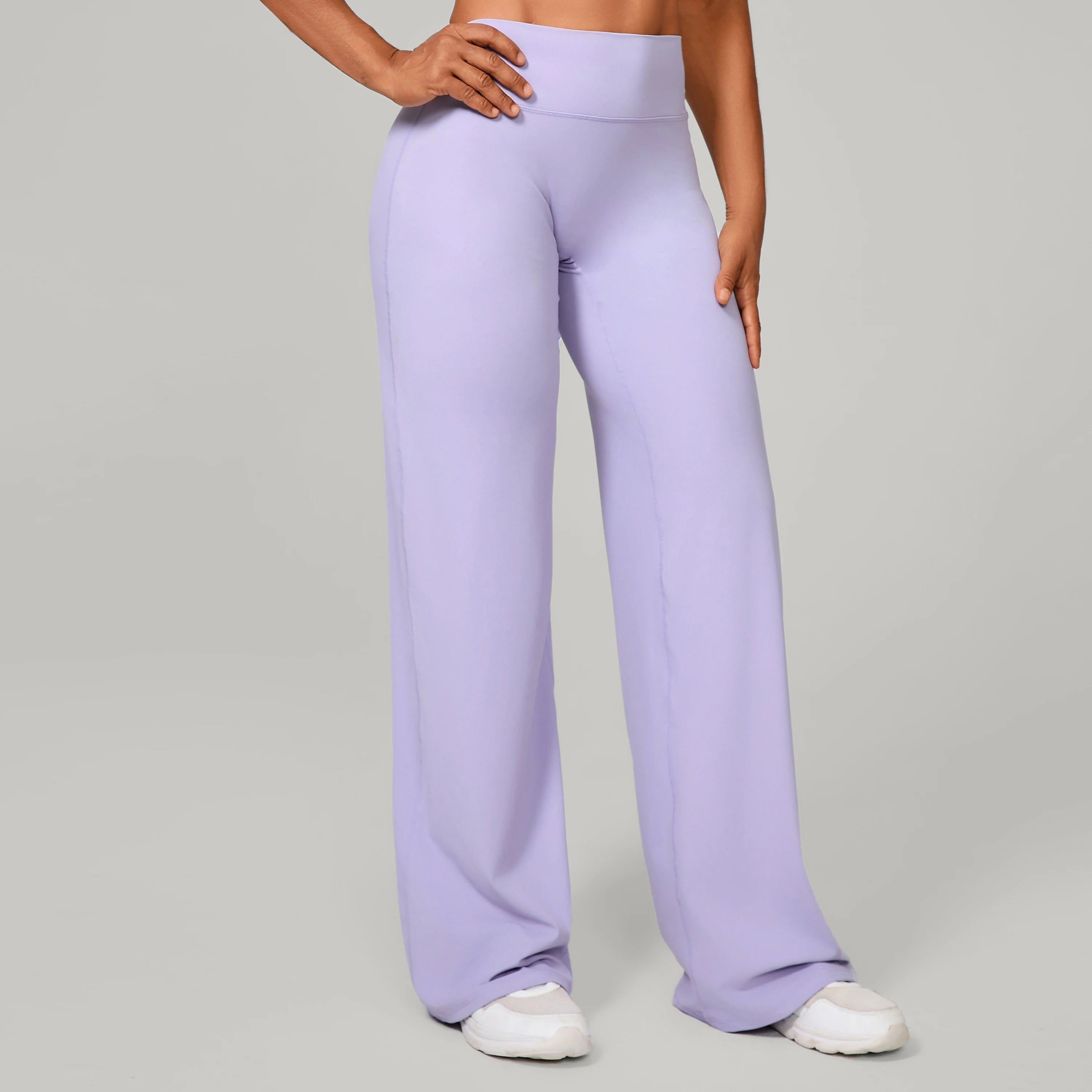 Damen gerade Yoga-Leggings weicher, dehnbarer Stoff Damen-Yogahosen GYM Schweißableitende Eigenschaften Lauf-Sport-Hosen