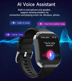 LIGE 2026 Neue KI-Gesundheitsdiagnose Smartwatch Blutfett Harnsäure Bluetooth-Anruf Blutdruck Gesundheits-Smartwatch Herren Damen