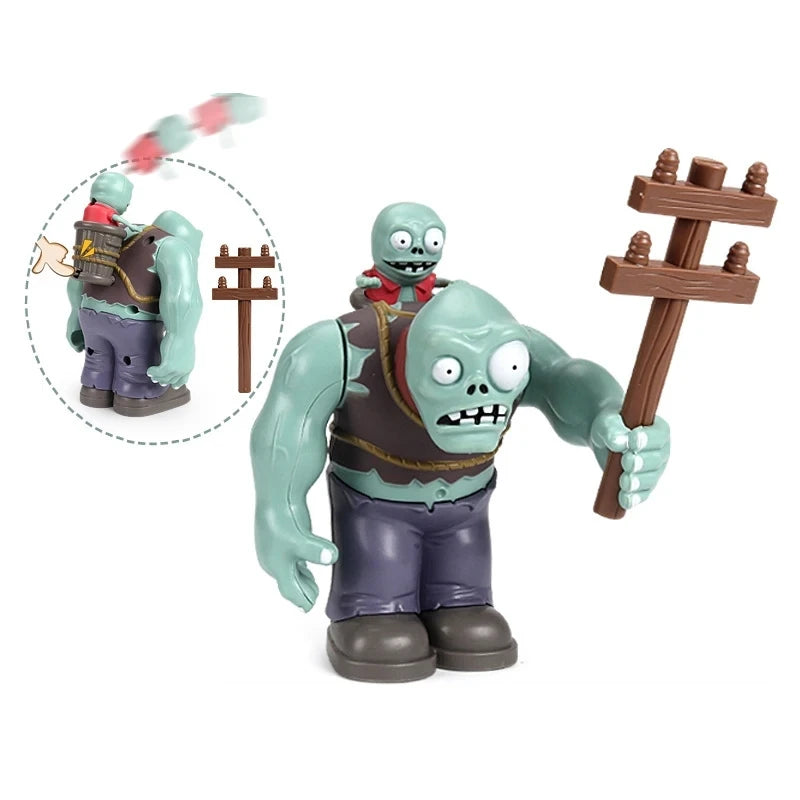 PLANTS VS ZOMBIES Verrückter Dave Spiel Actionfigur Straßensperre Eimer Totengräber Zombie Modell Puppe Kinderspielzeug Kindergeschenke