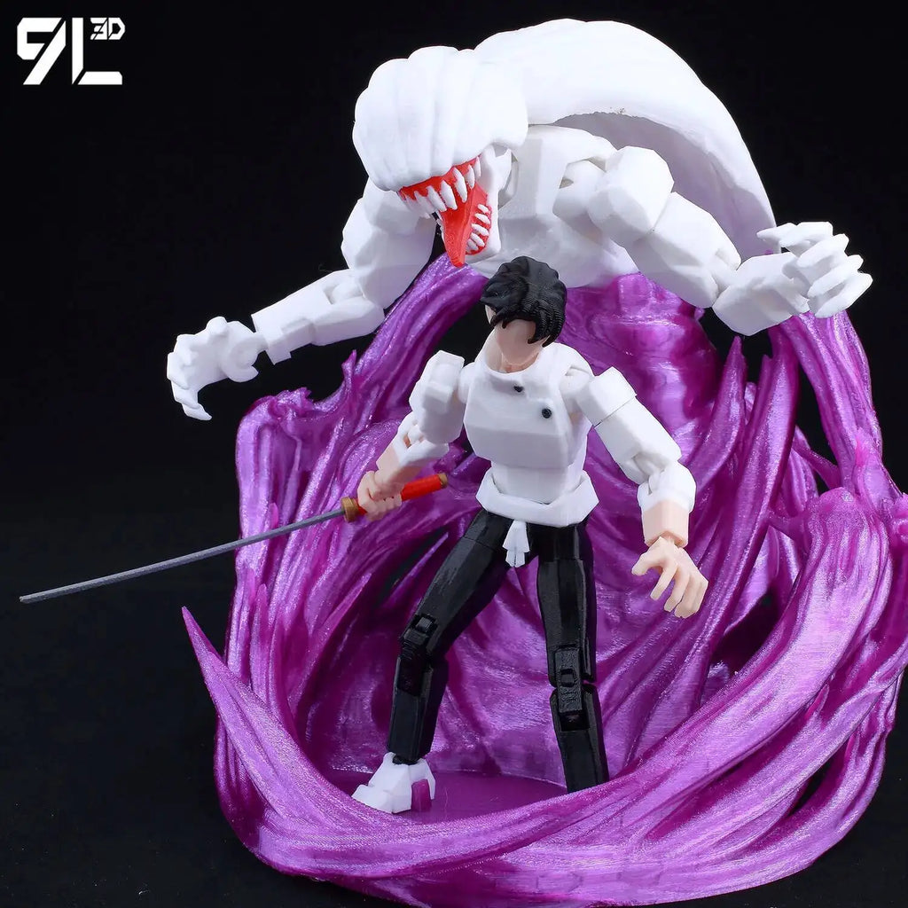 9L3D Lucky13 Gojo Sukuna Jujutsu Fushiguro Toji Gojo Satoru Actionfigur Dummy13 T13 Mehrgelenkige Sammlerstücke Titan13