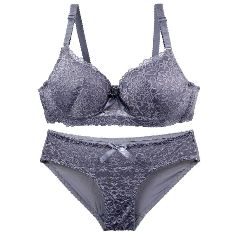 DaiNaFang Neues sexy BH-Set Push Up Unterwäsche für Damen Verstellbar Atmungsaktives Design Schweißabsorbierendes Oberteil BC Cup Dessous