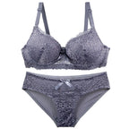 DaiNaFang Neues sexy BH-Set Push Up Unterwäsche für Damen Verstellbar Atmungsaktives Design Schweißabsorbierendes Oberteil BC Cup Dessous