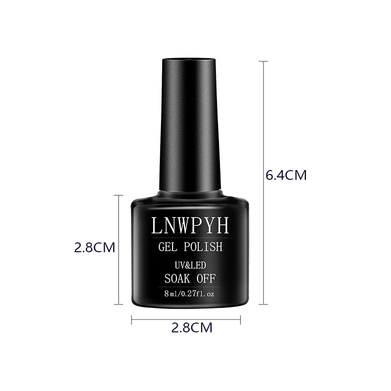 Gel-Nagellack-Kit, professionelles Nagelgel-Kit mit Nageltrockner, Soak-Off-Nagellack-Kit, Unterlack, Überlack, Maniküre-Werkzeug-Set