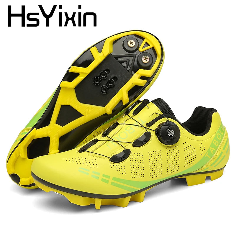 Fahrradschuhe aktualisiertes Modell MTB Fahrrad Herren Rennen Wettkampf selbstsichernd Speed Fahrrad Sportschuhe Damen Spd Cleats Radschuhe