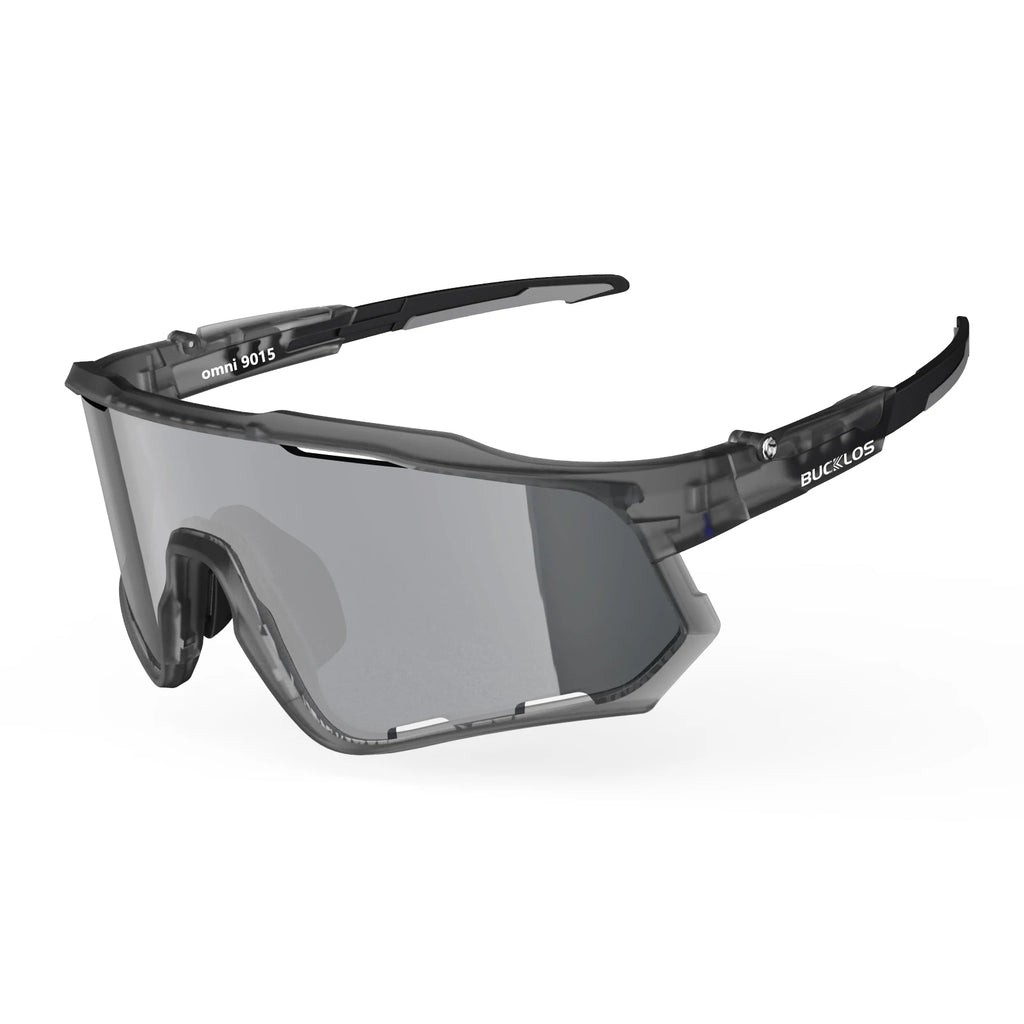 BUCKLOS Polarisierte Fahrradbrille UV400 Rennrad-Mountainbike-Brille TR-90 Rahmen Winddichte Outdoor-Sportbrille Fahrradteile