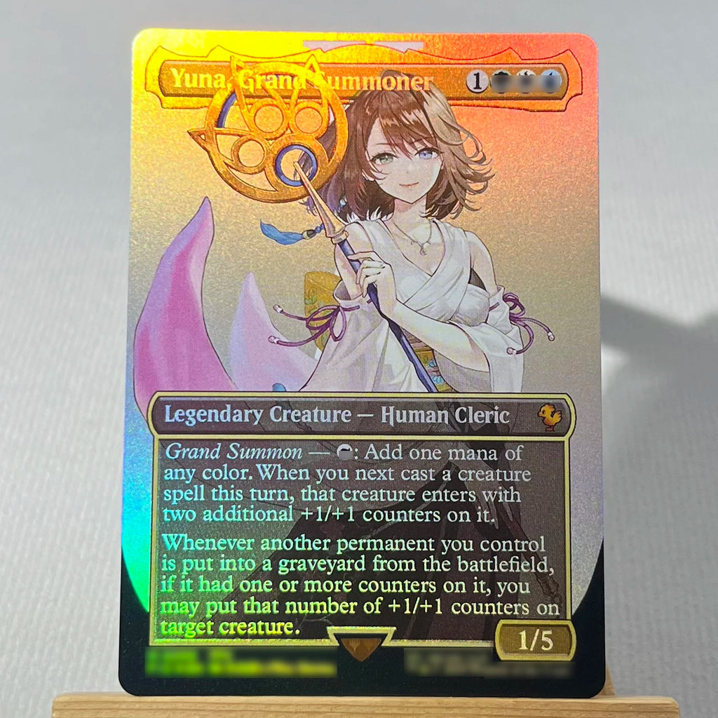 FCA FIN FIC PIP LTR FOIL4-002 magische Karten Antiker Kupferdrache Tcg Proxy Reisender Chocobo Celes, Runenritter Gathering