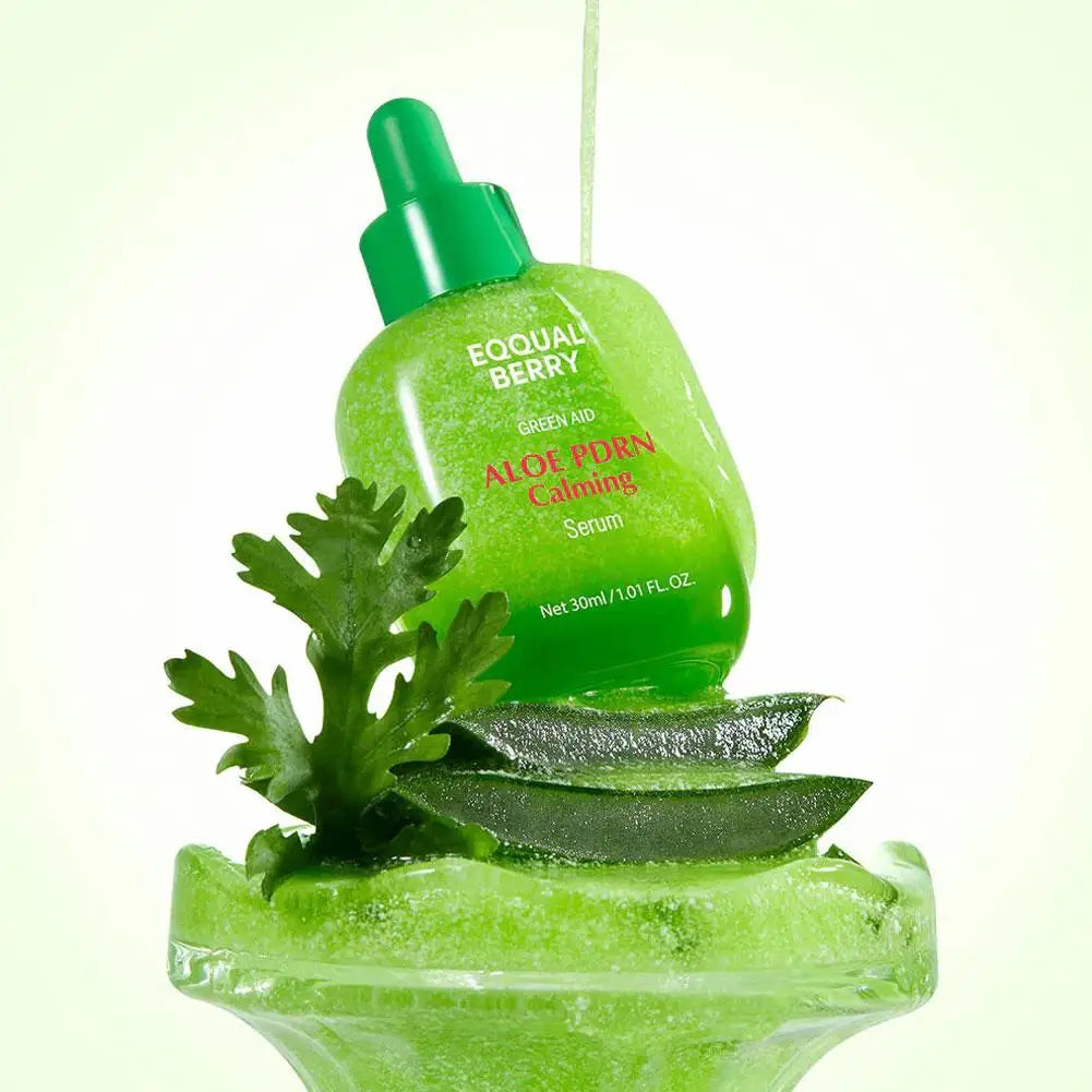 EQQUALBERRY ALOE PDRN & NAD PEPTID Hautpflegeset – HYALTOIN Serum, Bakuchiol Plump Calming Toner Serum Koreanische tägliche Hautpflege