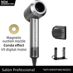 Ionen-Haartrockner 5 in 1 mit Diffusor Professionelle Haarpflegegeräte Damen Salon Friseur Blauer Haartrockner Super Haartrockner