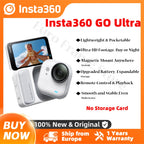 Insta360 GO Ultra Action-Kamera POV freihändig 4K 60fps Ultra-HD FlowState-Stabilisierung Insta 360 GO Ultra