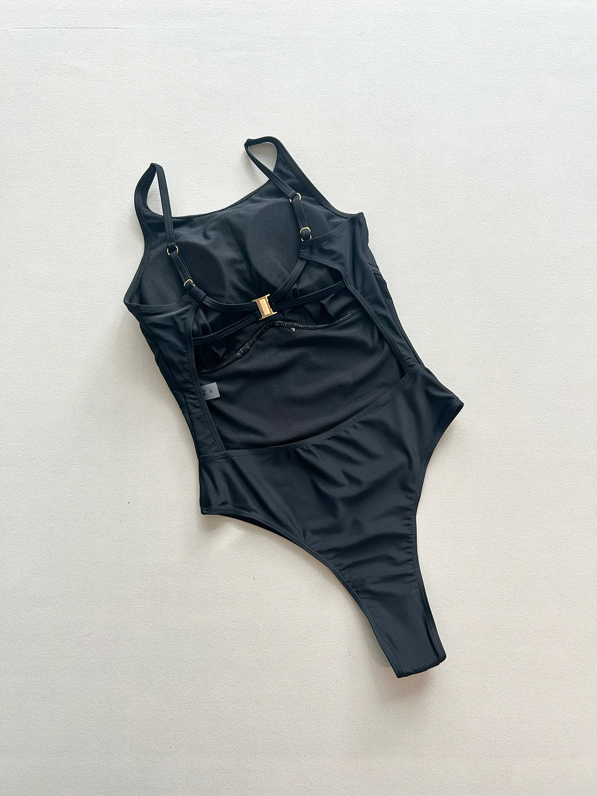 Thong 2025 Sexy Damen Einteiler Badeanzug Bademode Weiblich Einfarbig High Waist Monokini Schwimmanzug Badeanzug Biquini Strandmode