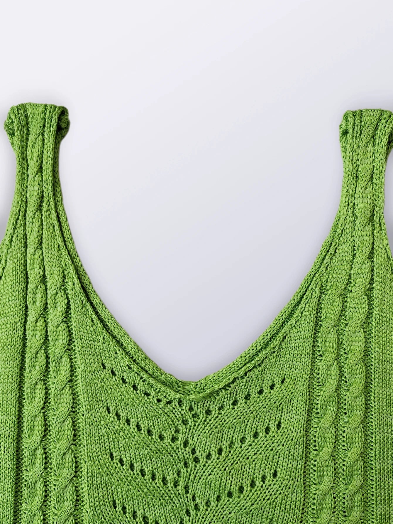 Frühling Sommer Lässiger V-Ausschnitt Aushöhlen Strickweste Einfarbige Ärmellose Tops Orange Grün Weiß Khaki 2026 Damenbekleidung