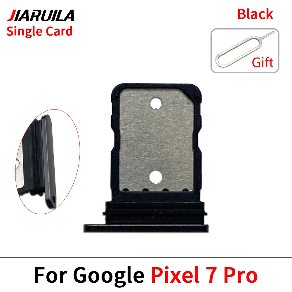 SIM-Kartenhalter für Google Pixel 7 7A 7 Pro SIM Single Kartenfach Halterung Schublade Handyhalter Adapter Fach Chip Slot Schublade Ersatzteile