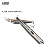 Booms Fishing F03 Multifunktions-Fischereizange 23,5 cm Gerade Langnase Edelstahl-Schnurschere Werkzeuge