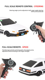 Skymaker AE86 Modell LD1801 RX-7 FC LD1802 1:18 RC Drift Car 1/18 2.4G Fernbedienung ESP Gyroskop LED Mini RC Rennwagen Spielzeug