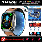 2026Neue Gesundheitsuhr Blutdruck Genaue Messung Smartwatches Herren Harnsäure Blutfette wasserdicht Airbag Smartwatch Damen