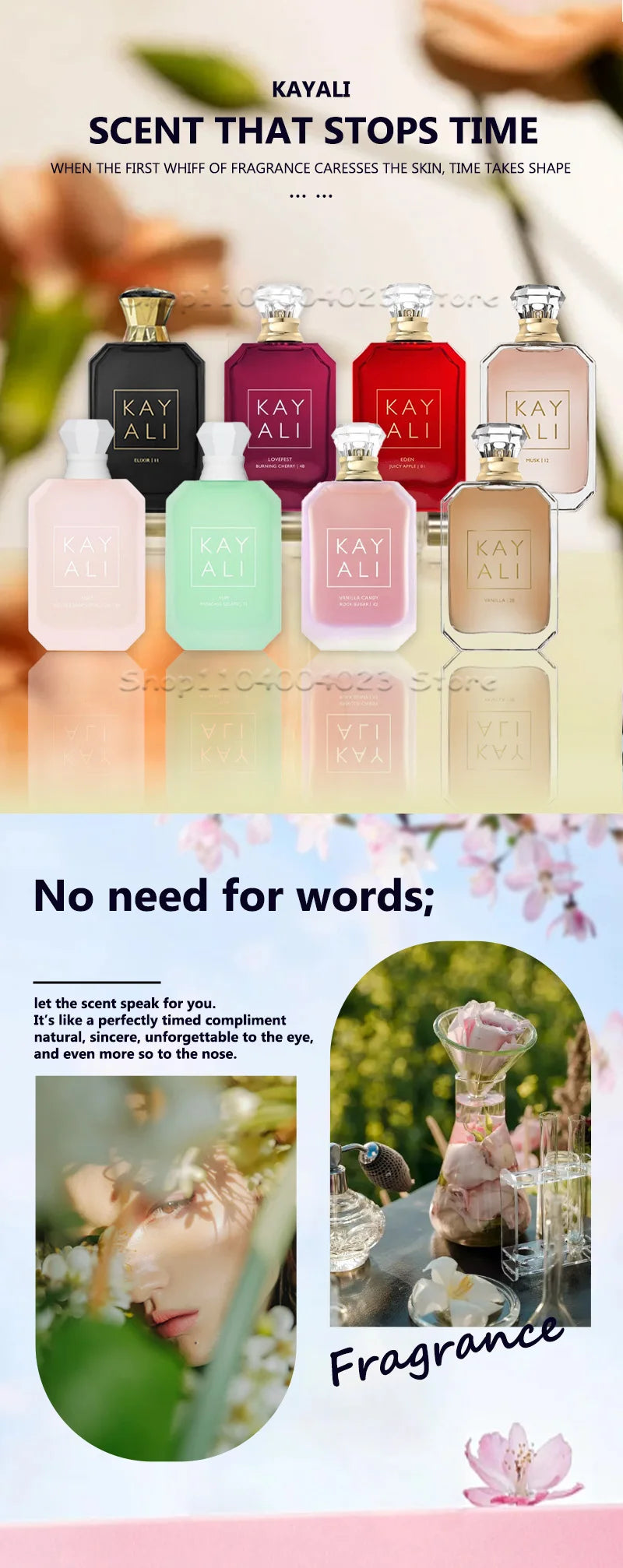 KAYALI 100ml EDP Intense Spray - Süß fruchtig-blumiger & warm holziger Unisex-Duft | Langanhaltender, selbstbewusstseinsstärkender Duft