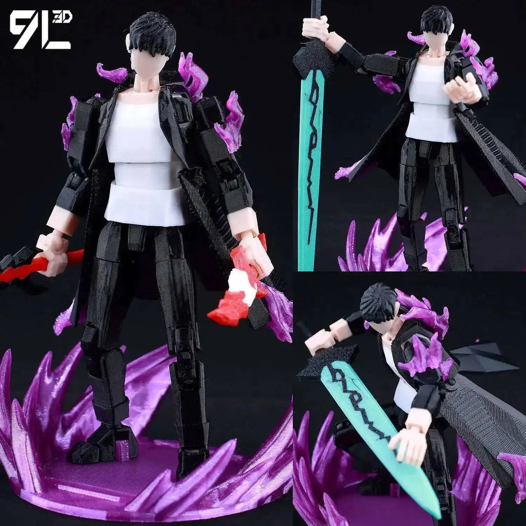 9L3D Gedruckte Anime One Piece Naruto Demon Slayer Dummy13 Lucky T13 Bewegliche Shapeshift Actionfiguren Mannequin Spielzeug Sammlerstücke