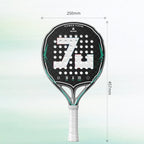 2025 Padel-Tennisschläger 12K Carbonfaser EVA Memory für Anfänger Hohe Qualität Balance Padel Schläger Runde Form Padel-Schläger