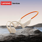 Lenovo S106 True Bone Conduction Headset Bluetooth 6.0 IPX8 Wasserdichte Kopfhörer 32GB MP3 HIFI-Ohrhörer mit Mikrofon zum Schwimmen