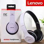 Lenovo Multifunktionaler tragbarer faltbarer kabelloser Bluetooth 5.0 Kopfhörer Für Bluetooth-Verbindung Kabelgebundene Verbindung