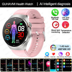 2025 Neue Smartwatch für die Krankenpflege: Blutsauerstoff, Blutfett, Harnsäure, EKG+PPG, Körpertemperatur, Bluetooth-Anruf, Gesundheits-Smartwatch