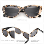 ZENOTTIC Polarisierte Sonnenbrille Damen Cat-Eye: Trendige Cateye Sonnenbrille für Damen - Süße Sonnenbrille UV400 Schutz