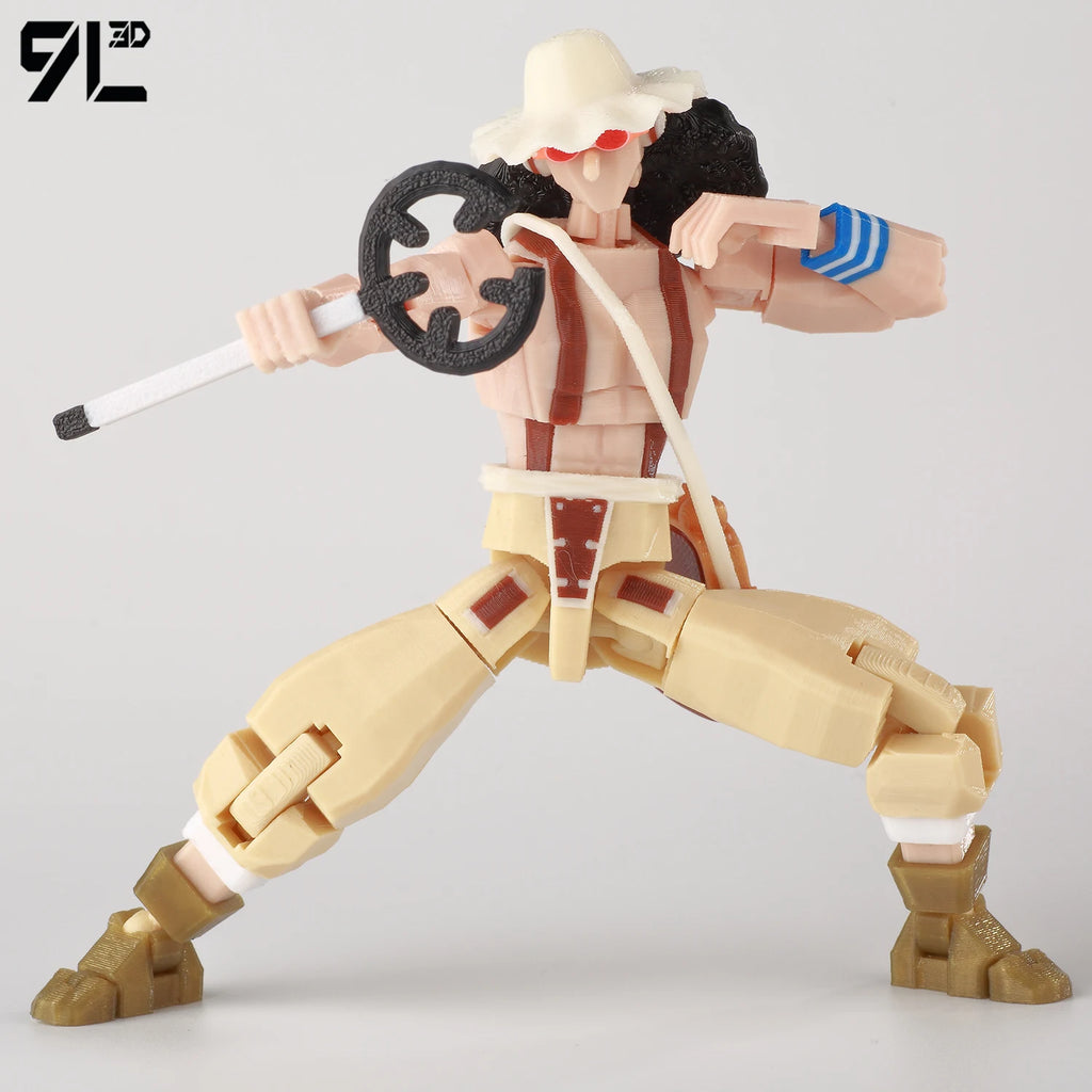 9L3D Gedruckte Anime One Piece Naruto Demon Slayer Dummy13 Lucky T13 Bewegliche Shapeshift Actionfiguren Mannequin Spielzeug Sammlerstücke