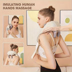 Nacken-Schulter-Massage-Schal Entspannungsgerät Halswirbelsäule Muskel Beheizter Trapezius-Massager Pressen Kneten Aufladen